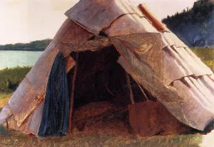 Ojibwe Wigwam at Grand Portage