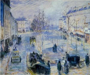 Boulevard de Clichy, Winter, Sunlight Effect