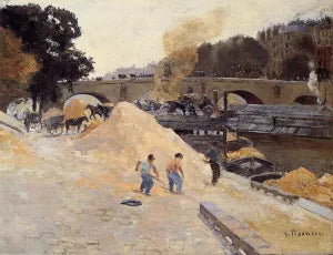 The Banks of the Seine in Paris, Pont Marie, Quai d'Anjou