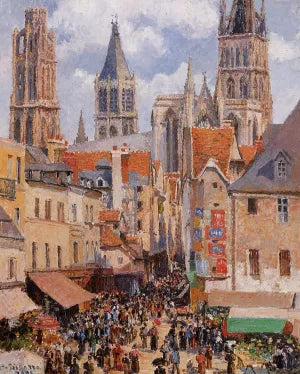 The Old Market and the Rue de l'Epicerie in Rouen