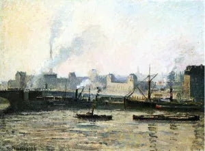 The Saint Sever Bridge at Rouen, Fog