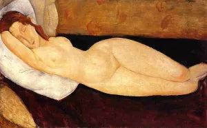 Reclining Nude, Head Resting on Right Arm