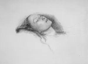 Ophelia Study - Elizabeth Siddall