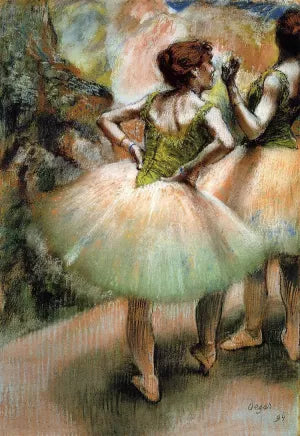 Dancers, Pink and Green