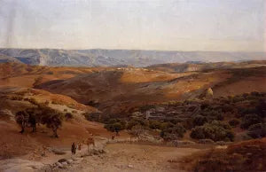 Mountains of Moab Seen from Bethany