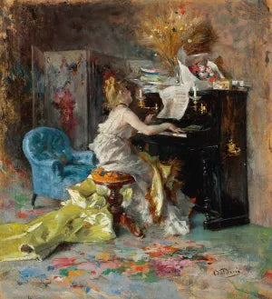 Signora al Pianoforte