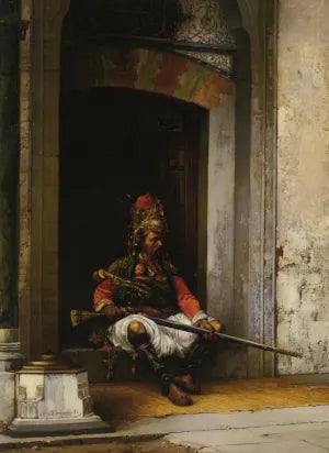 A Seated Bashi Bazouk