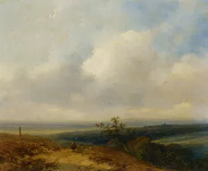 A Shepherd in an Extensive Landscape