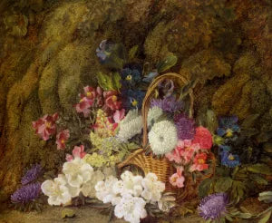 Still Life with a Basket of Flowers