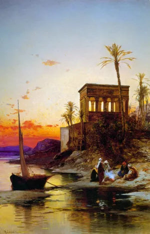 Kiosk of Trajan Philae on the Nile