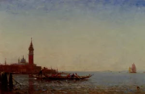 Gondole Devant St. Giorgio, Venice