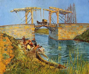 The Langlois Bridge at Arles with Women Washing