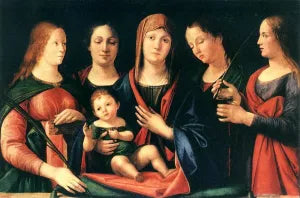 Mary and Child with Sts Mary Magdalene and Catherine