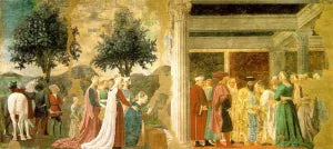 Adoration of the Holy Wood and the Meeting of Solomon and the Queen of Sheba