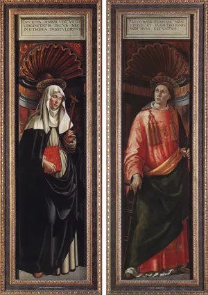 St Catherine of Siena and St Lawrence