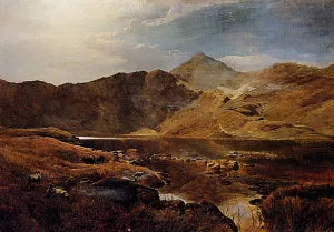 Cattle And Sheep In A Scottish Highland Landscape