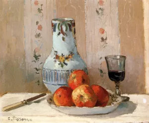 Still Life with Apples and Pitcher