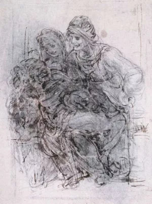 Study of St Anne, Mary and the Christ Child