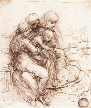 Study of St Anne, Mary, the Christ Child and the Young St John?