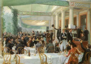 Dejeuner Du Salon, Au Cafe La Cascade