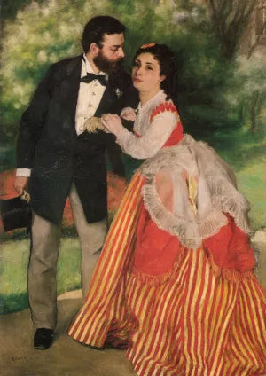 Portrait of Alfred and Marie Sisley