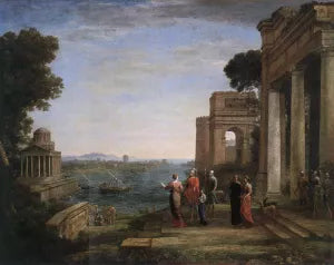 Aeneas' Farewell to Dido in Carthage