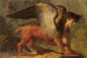 Oedipus and the Sphinx Detail