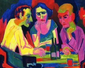 Three Figures at the Table