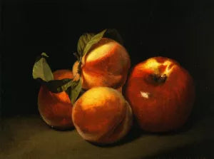 Still Life of Apples and Peaches