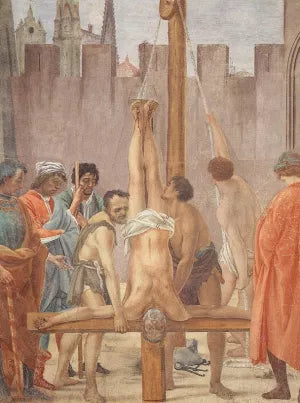 Disputation with Simon Magus and Crucifixion of Peter, Left View