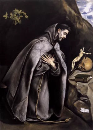 St Francis Meditating