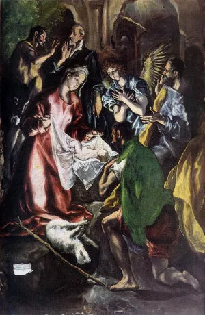 Adoration of the Shepherds Detail