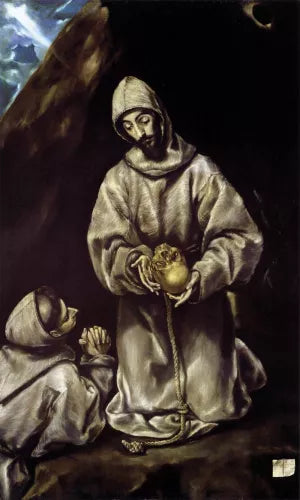 St Francis and Brother Leo Meditating on Death