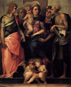 Madonna Enthroned with Four Saints