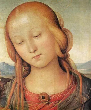 Madonna with Child and the Infant St John detail